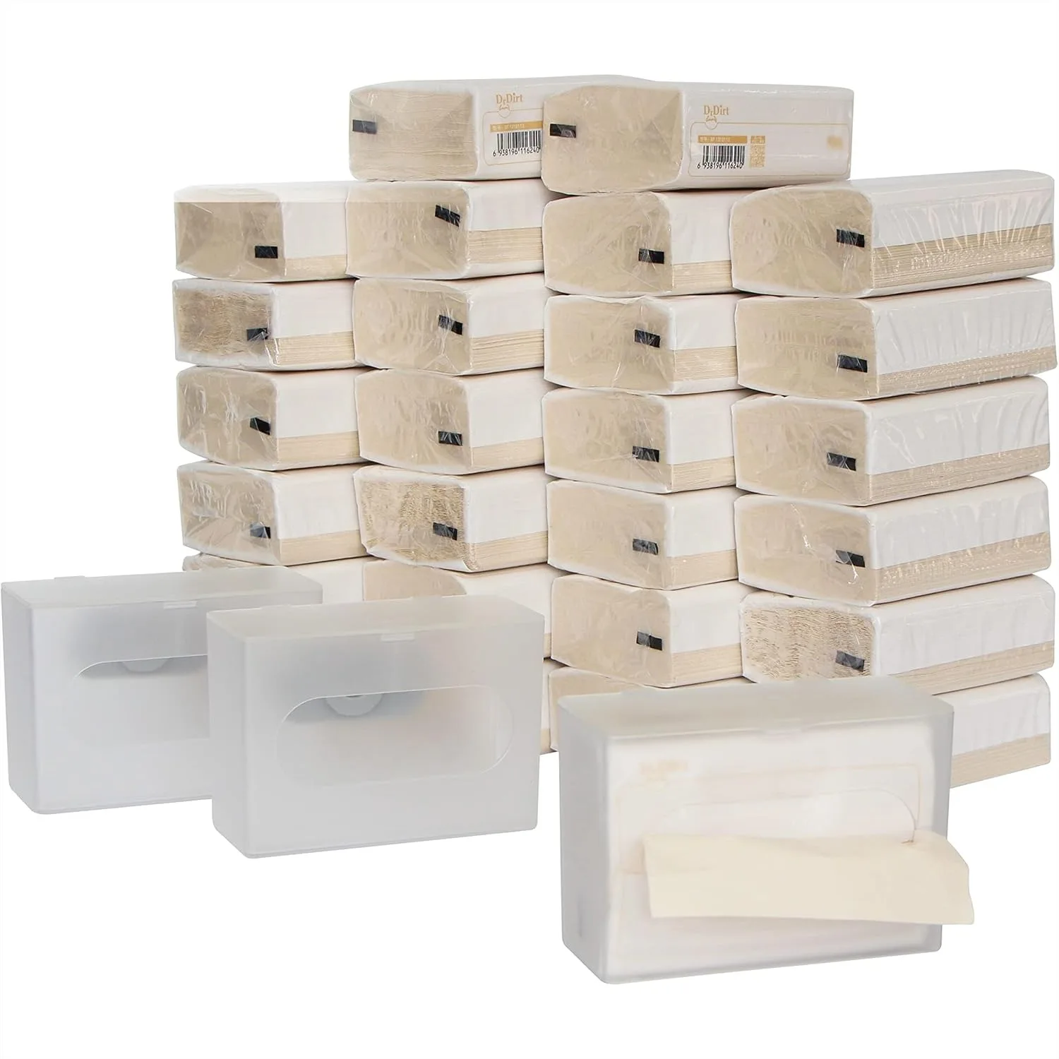 Bamboo Facial Tissue Bulk 3 Ply 110 Count Individual Travel Packs 27 Packs with 3 Wall Mounted Dispenser Box
Bamboo Facial Tissue Bulk 3 Ply 110 Count Individual Travel Packs 27 Packs with 3 Wall Mounted Dispenser Box