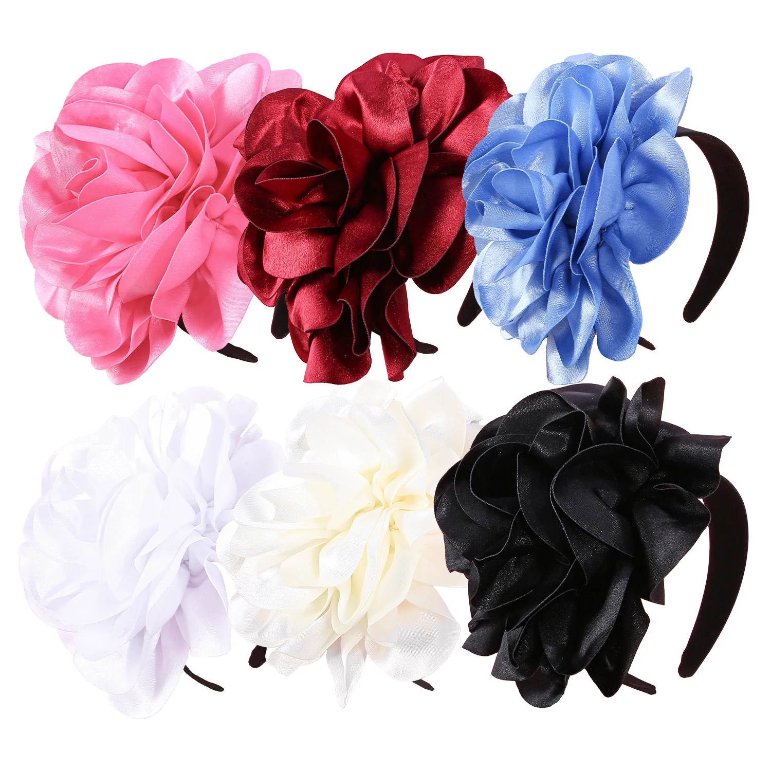 1PC Large 7.8Inch Women Solid Color Flower Hairbands Hair Flower Headband Headwear Girls Women Dinner PartyHair Accessories
1PC Large 7.8Inch Women Solid Color Flower Hairbands Hair Flower Headband Headwear Girls Women Dinner PartyHair Accessories