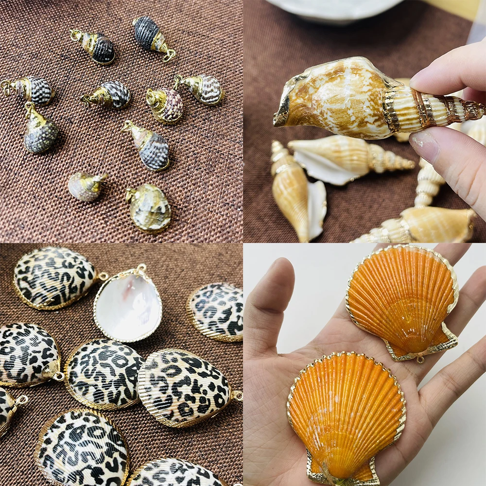 10pc Natural Shell Pendants Bohemian Style Conch Pendant for Jewelry Making Diy Women Necklace Earring Reiki Healing Gifts
10pc Natural Shell Pendants Bohemian Style Conch Pendant for Jewelry Making Diy Women Necklace Earring Reiki Healing Gifts