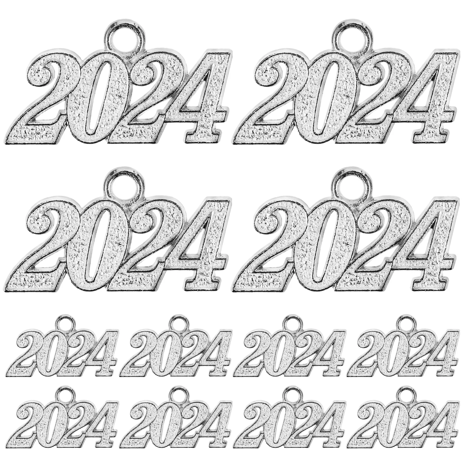 50Pcs DIY Jewelry Charms 2024 Graduation Pendants Necklace Bracelet Making Tassel Keychain Craft Graduation Signs
50Pcs DIY Jewelry Charms 2024 Graduation Pendants Necklace Bracelet Making Tassel Keychain Craft Graduation Signs