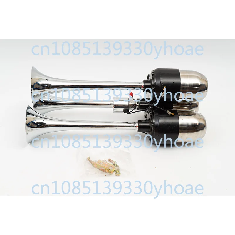 High Sound Three-Tube Electronic Control Air Horn Electronic Control Steam Whistle Train Electric Horn
High Sound Three-Tube Electronic Control Air Horn Electronic Control Steam Whistle Train Electric Horn