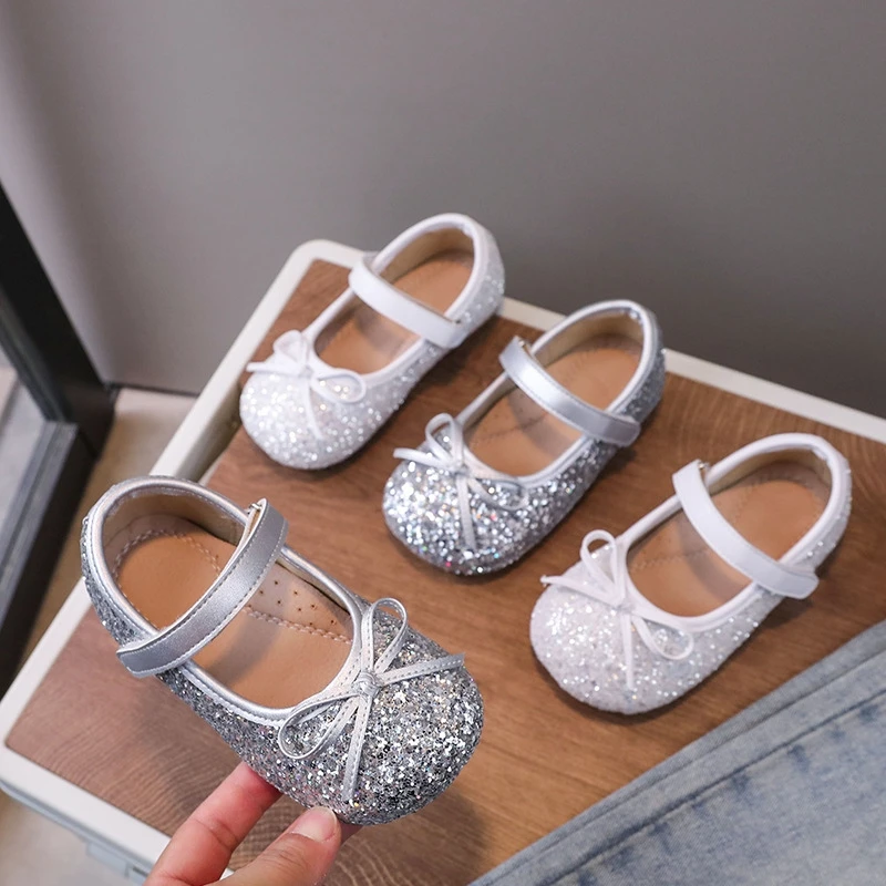 Autumn Spring Children's Flats Fashion Bow Sequin Baby Girls Shoes Mary Jane Evening Gift Kids Crystal Shoes
Autumn Spring Children's Flats Fashion Bow Sequin Baby Girls Shoes Mary Jane Evening Gift Kids Crystal Shoes