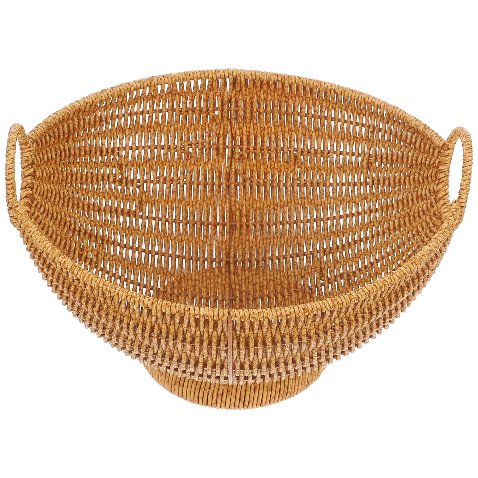 1pc Woven Fruit Basket Handwoven Rattan Storage Basket For Home Kitchen Snack Bread Dried Fruit Holder Sundries Container
1pc Woven Fruit Basket Handwoven Rattan Storage Basket For Home Kitchen Snack Bread Dried Fruit Holder Sundries Container