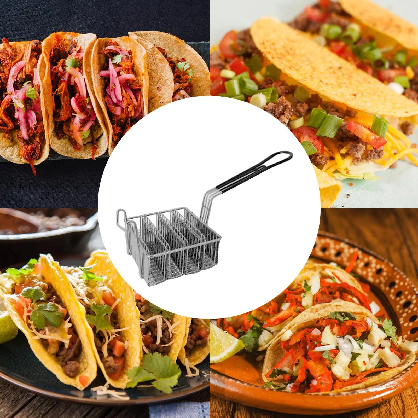 Корзина для жарки из нержавеющей стали, 4/6 секций, для кексов, тостов, тако
Корзина для жарки из нержавеющей стали, 4/6 секций, для кексов, тостов, тако