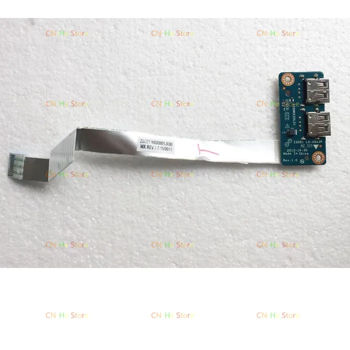 FOR HP 15-R 15-S 15-G 250 G3 Laptop ZSO51 LS-A993P USB board 455MKK32L01 LS-A993P NBX0001JX00 Tested Fast Shipping
FOR HP 15-R 15-S 15-G 250 G3 Laptop ZSO51 LS-A993P USB board 455MKK32L01 LS-A993P NBX0001JX00 Tested Fast Shipping