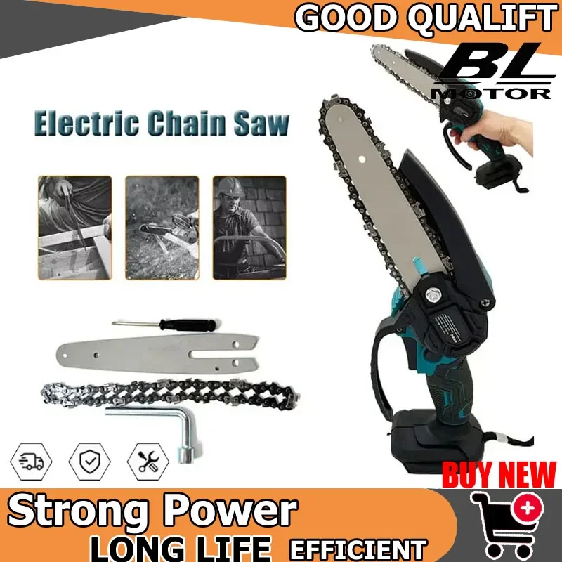 Портативная электрическая цепная пила Hot Tool 6 дюймов для распиловки древесины и обрезки сада, совместимая с аккумулятором Makita 18В
Портативная электрическая цепная пила Hot Tool 6 дюймов для распиловки древесины и обрезки сада, совместимая с аккумулятором Makita 18В