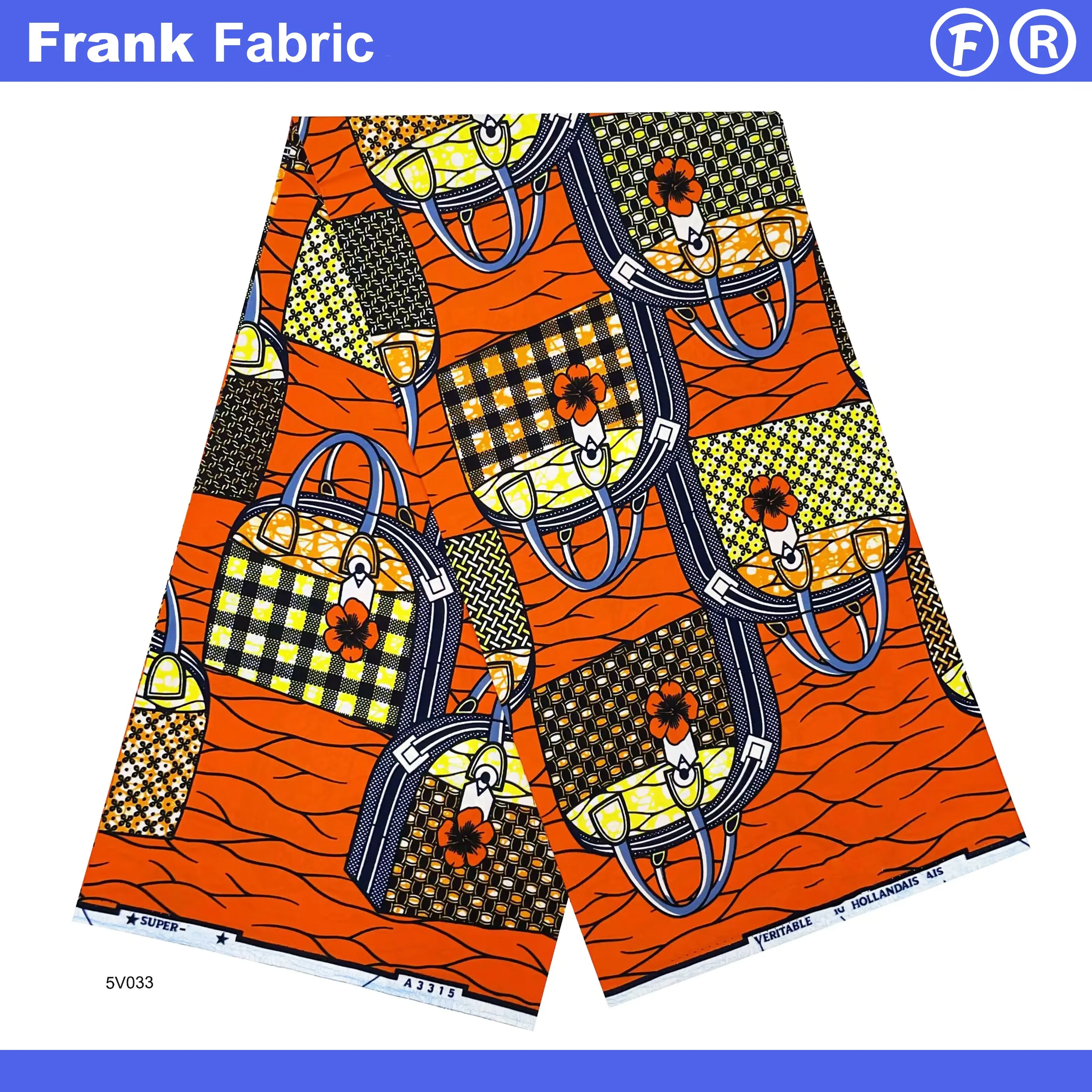 Настоящая супер африканская ткань с восковым принтом, 6 ярдов, 100% хлопок, высокое качество, Hollandais, Анкара, батик, ткани для шитья платьев FF2507.029 
Настоящая супер африканская ткань с восковым принтом, 6 ярдов, 100% хлопок, высокое качество, Hollandais, Анкара, батик, ткани для шитья платьев FF2507.029