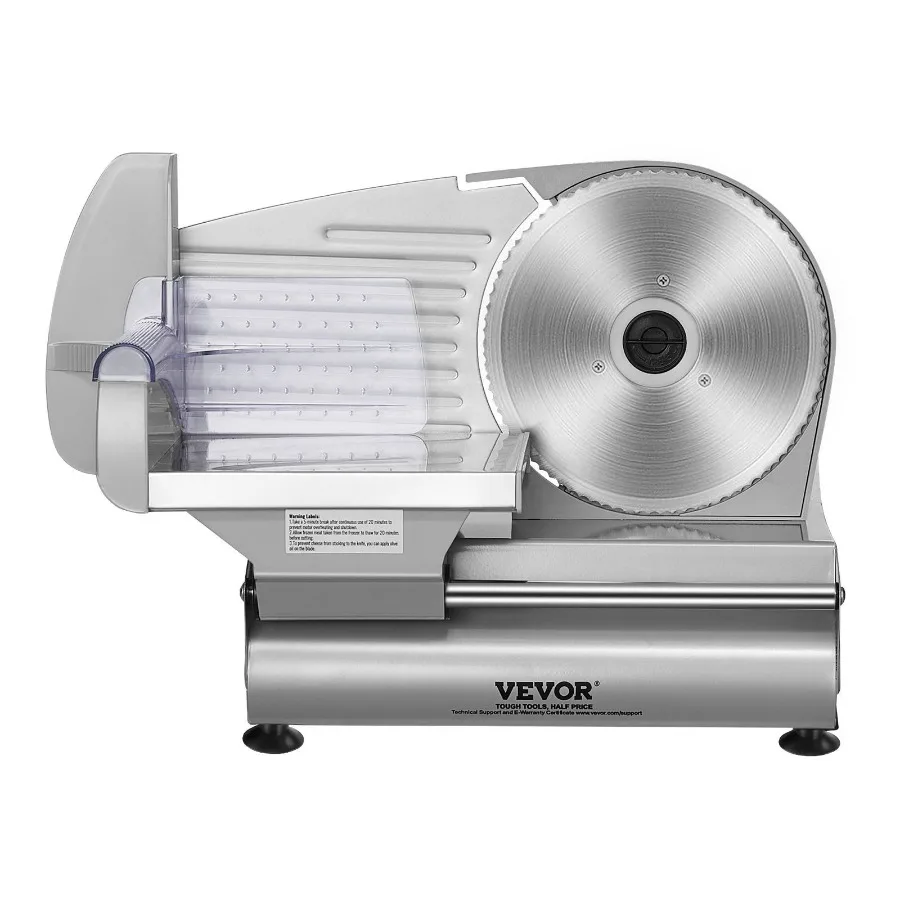 Meat Slicer 180W Electric Deli Food Slicer with 7.5 SUS420 Stainless Steel Blade and Blade Guard 0 0.6 inch Adjustable Thickne
Meat Slicer 180W Electric Deli Food Slicer with 7.5 SUS420 Stainless Steel Blade and Blade Guard 0 0.6 inch Adjustable Thickne