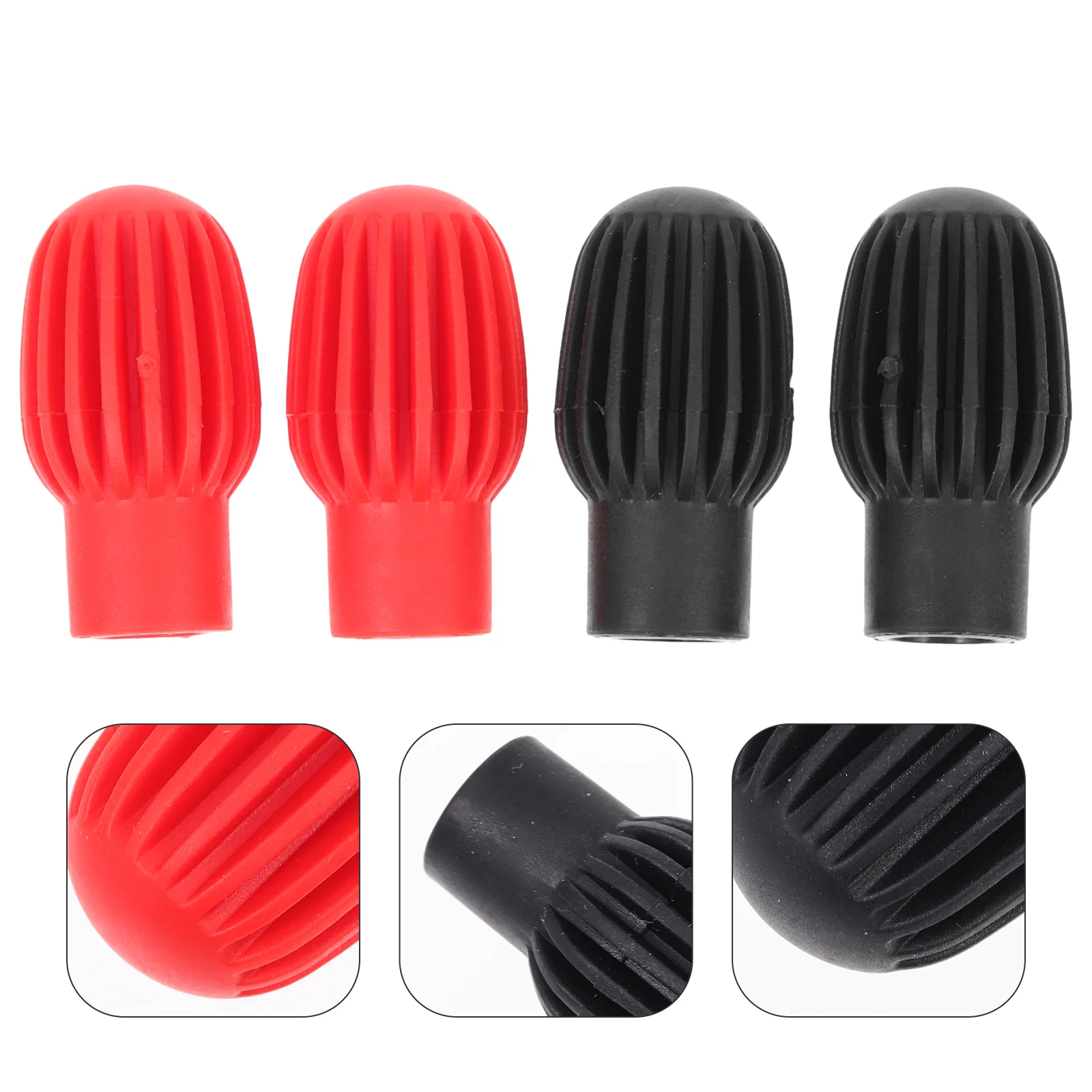 4 Pcs Silicone Drum Kit Pad Silent Tips For Drumstick Fittings Protectors Silica Gel Practice Covers Beginner
4 Pcs Silicone Drum Kit Pad Silent Tips For Drumstick Fittings Protectors Silica Gel Practice Covers Beginner