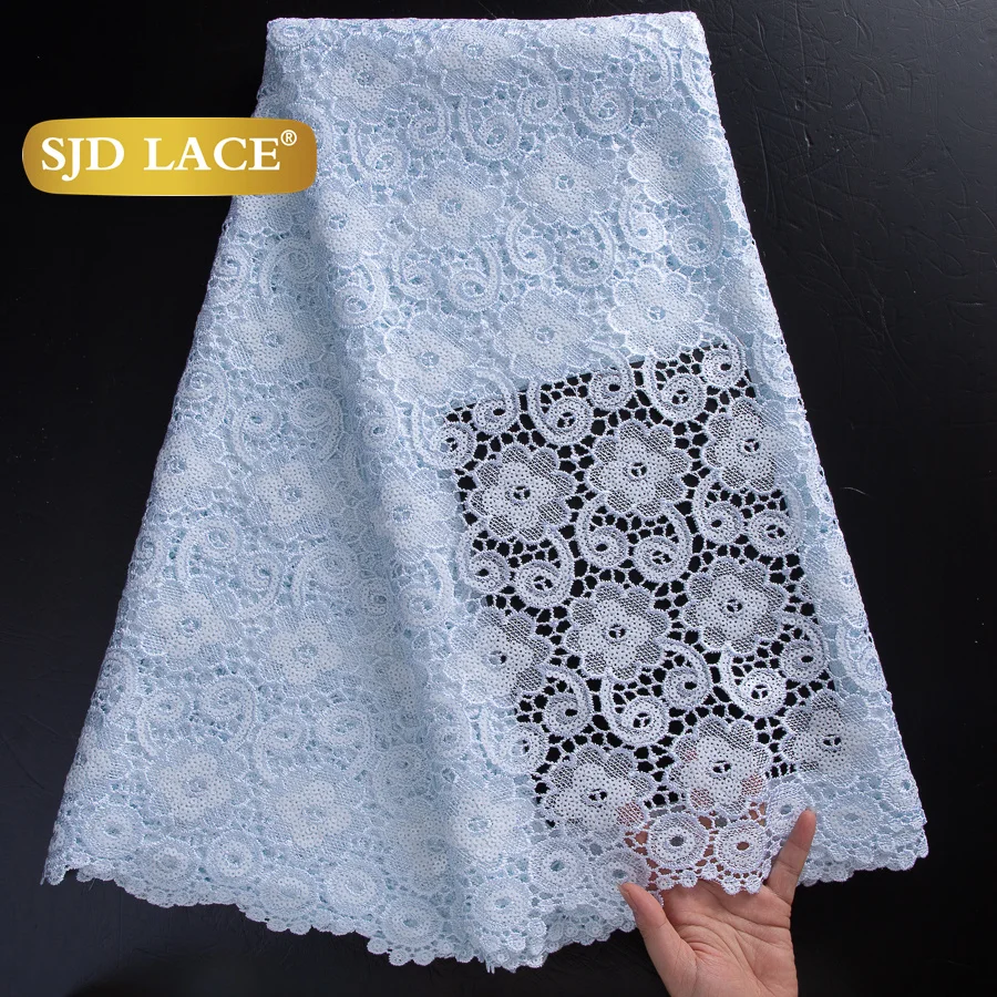 SJD LACE White African Lace Fabric 2025 High Quality Guipure Cord Lace Wedding Dresses Nigerian Water Soluble Stones SewingA3987
SJD LACE White African Lace Fabric 2025 High Quality Guipure Cord Lace Wedding Dresses Nigerian Water Soluble Stones SewingA3987