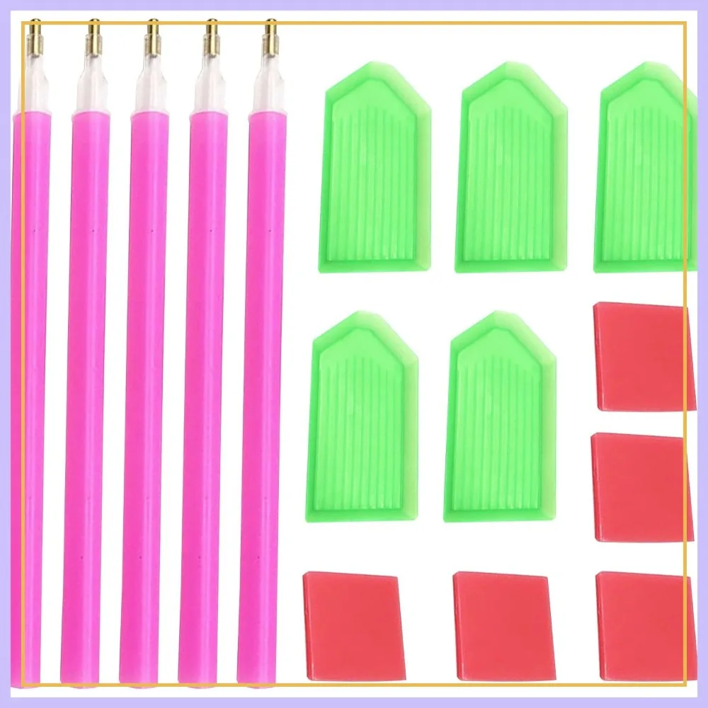 15 PCS Diamond Painting Tools with Drill Pen Grip and Tray, 5D Accessories Set for Adults (Green)
15 PCS Diamond Painting Tools with Drill Pen Grip and Tray, 5D Accessories Set for Adults (Green)