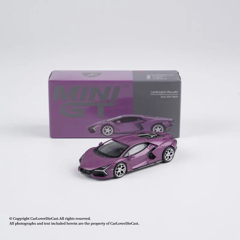 MINI GT 1:64 #1121 Lamborghini Revuelto Viola 30th Matte Purple Alloy Die-cast Model Officially Licensed Collectible Display Car
MINI GT 1:64 #1121 Lamborghini Revuelto Viola 30th Matte Purple Alloy Die-cast Model Officially Licensed Collectible Display Car