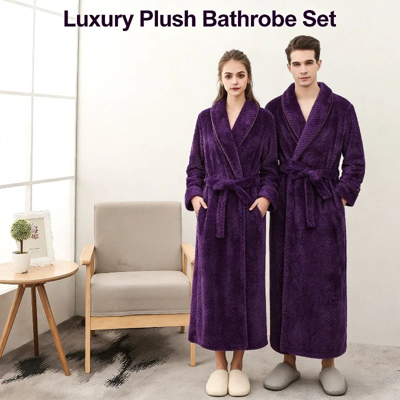 2026Новый сезон, домашняя плюшевая мягкая и удобная пижама для пар, мужской толстый большой халат, расширенный халат, мужской халат
2026Новый сезон, домашняя плюшевая мягкая и удобная пижама для пар, мужской толстый большой халат, расширенный халат, мужской халат
