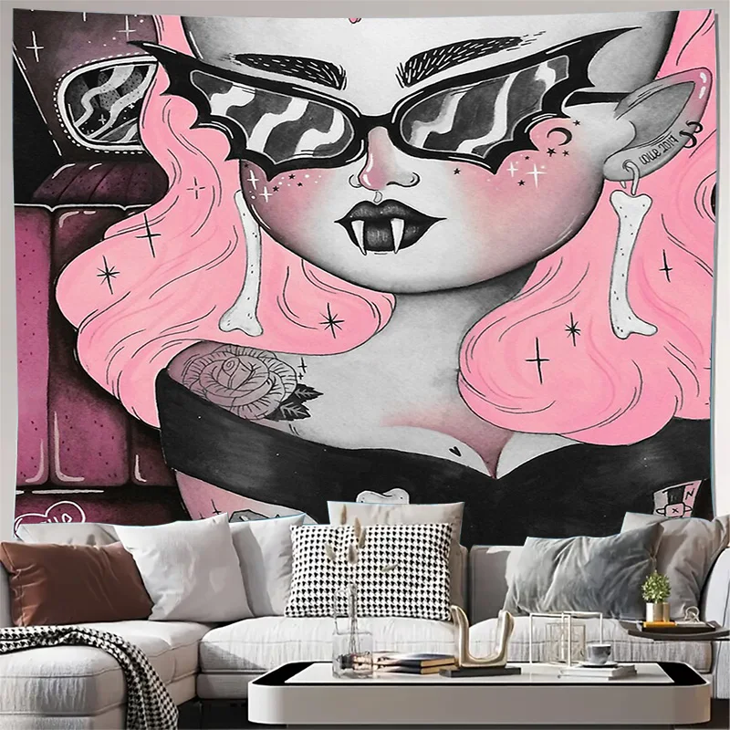 Gothic tapestry wall hanging dark aesthetic room decor grunge wall art witchy vibes spooky home decor alternative decor bedroom
Gothic tapestry wall hanging dark aesthetic room decor grunge wall art witchy vibes spooky home decor alternative decor bedroom