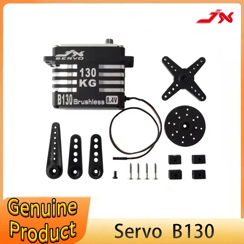 JX B130 130kg Mega Torque Full CNC Metal Gear Standard Digital Brushless Servo for 1/5 RC car Truck Robot Drone
JX B130 130kg Mega Torque Full CNC Metal Gear Standard Digital Brushless Servo for 1/5 RC car Truck Robot Drone