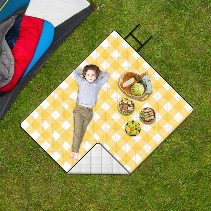 Outdoor Picnic Blanket Waterproof Picnic Blankets All-Season Group Activity Use Folding Rug For Music Festival Lawn Camping
Outdoor Picnic Blanket Waterproof Picnic Blankets All-Season Group Activity Use Folding Rug For Music Festival Lawn Camping
