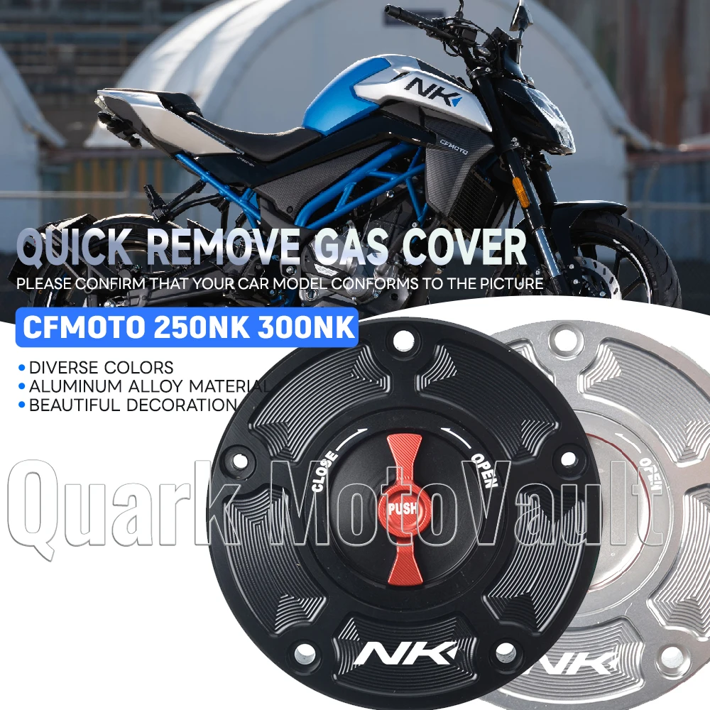For CFMOTO 250NK 300NK 2023-2025 & 400NK 650NK 2020 Motorcycle Modified Gasoline Cover Aluminum Quick Removal Tank Cover
For CFMOTO 250NK 300NK 2023-2025 & 400NK 650NK 2020 Motorcycle Modified Gasoline Cover Aluminum Quick Removal Tank Cover