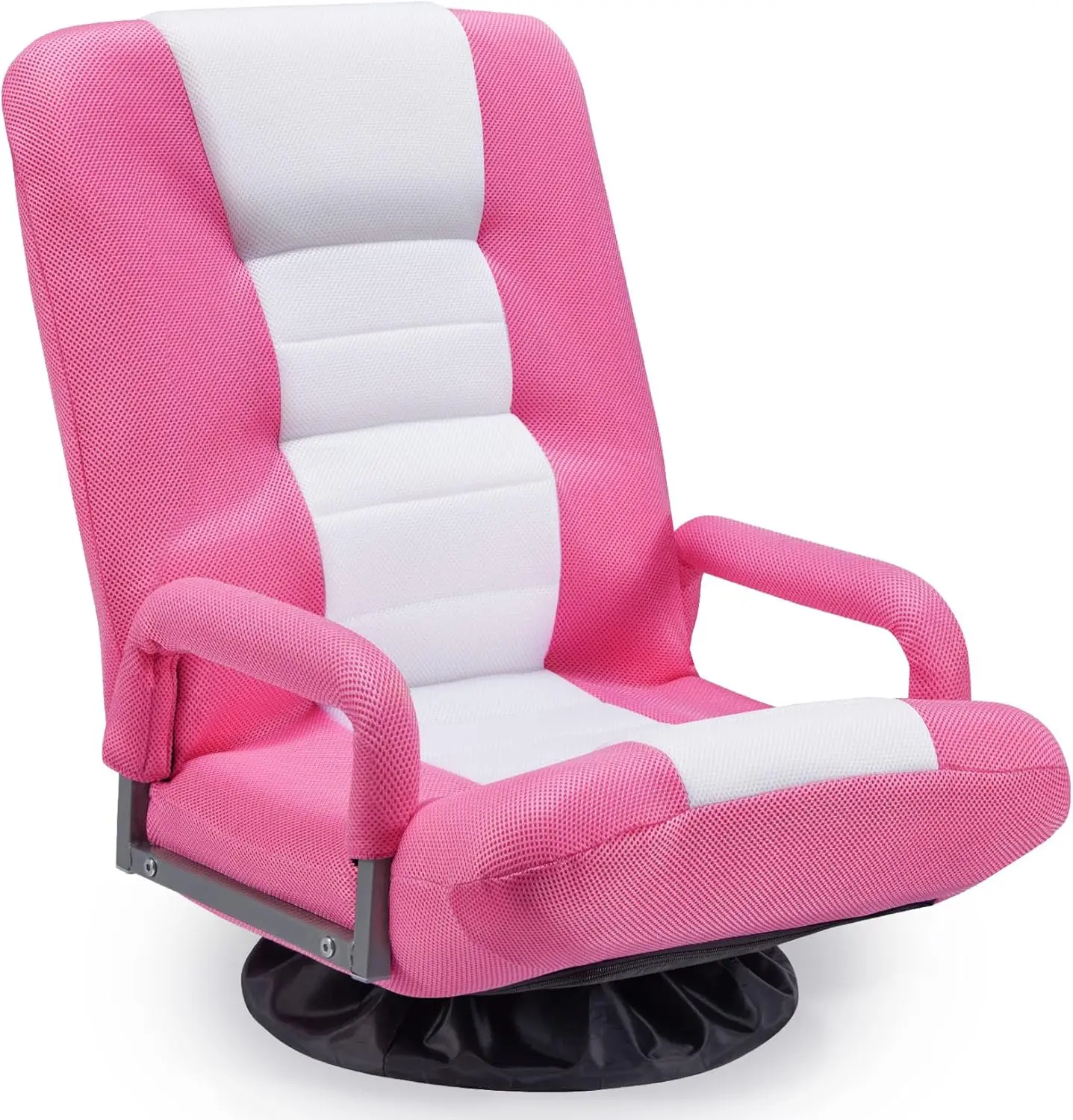 Swivel Floor Gaming Chair W/Armrests,Folding Video Reclining Sofa W/6 Adjustable Position, Padded Backrest & Cushion, Lazy
Swivel Floor Gaming Chair W/Armrests,Folding Video Reclining Sofa W/6 Adjustable Position, Padded Backrest & Cushion, Lazy