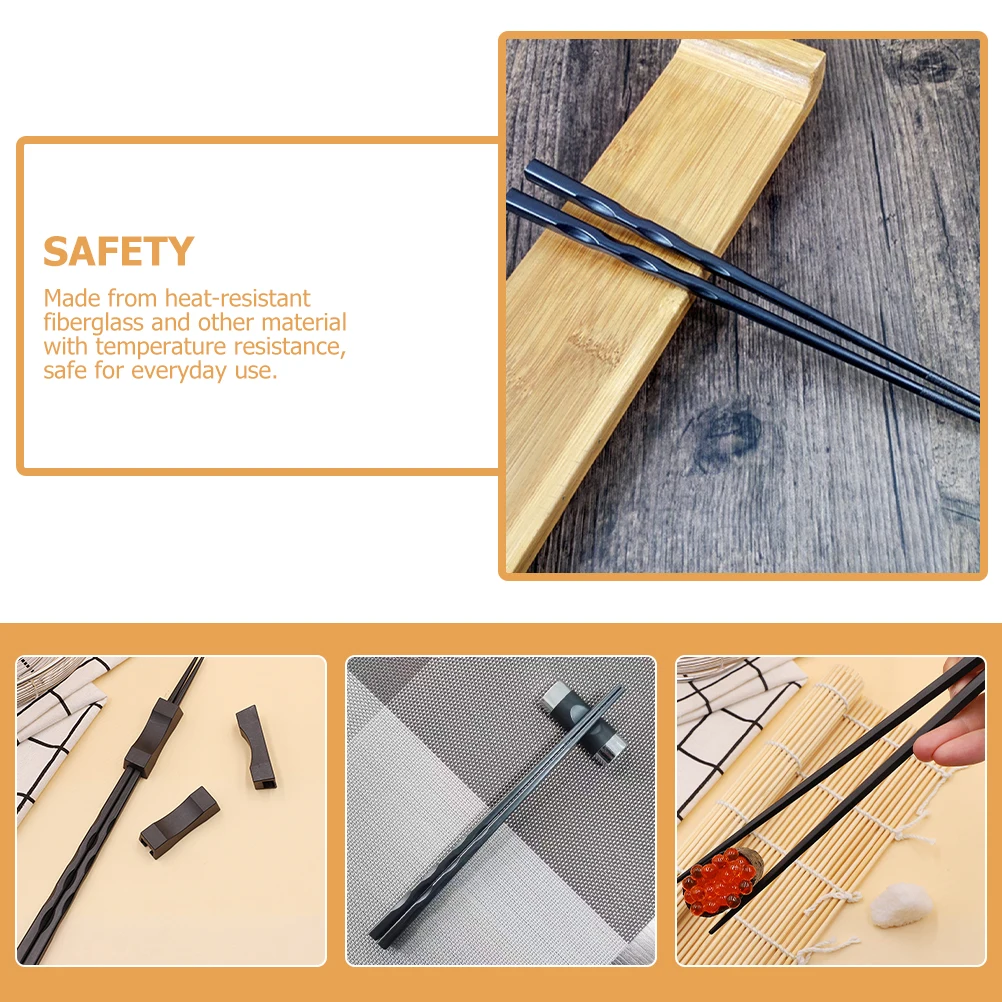 5pcs Reusable Fiberglass Chopsticks Non-Slip Japanese Style Sushi Cooking Anti-Slip Heat Resistant Dishwasher Safe Vintage Asian
5pcs Reusable Fiberglass Chopsticks Non-Slip Japanese Style Sushi Cooking Anti-Slip Heat Resistant Dishwasher Safe Vintage Asian