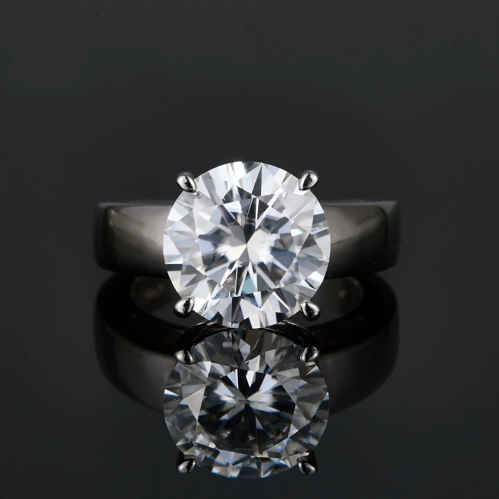 Luxury 5ct Round Moissanite Ring for Women, D Color VVS1 GRA Certified Moissanite Solitaire Band, S925 Sterling Silver Wedding
Luxury 5ct Round Moissanite Ring for Women, D Color VVS1 GRA Certified Moissanite Solitaire Band, S925 Sterling Silver Wedding