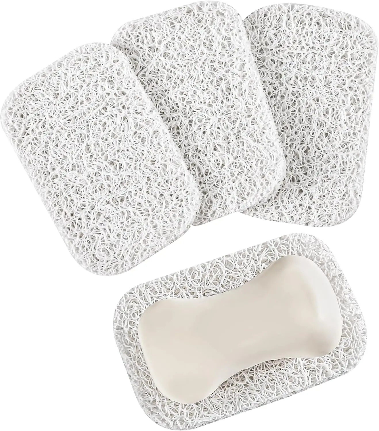 4 Pack Soap Holder Pads, White Non-Slip Soap Lifting Pads for Soap Dish, Kitchen & Bathroom Soap Holder
4 Pack Soap Holder Pads, White Non-Slip Soap Lifting Pads for Soap Dish, Kitchen & Bathroom Soap Holder