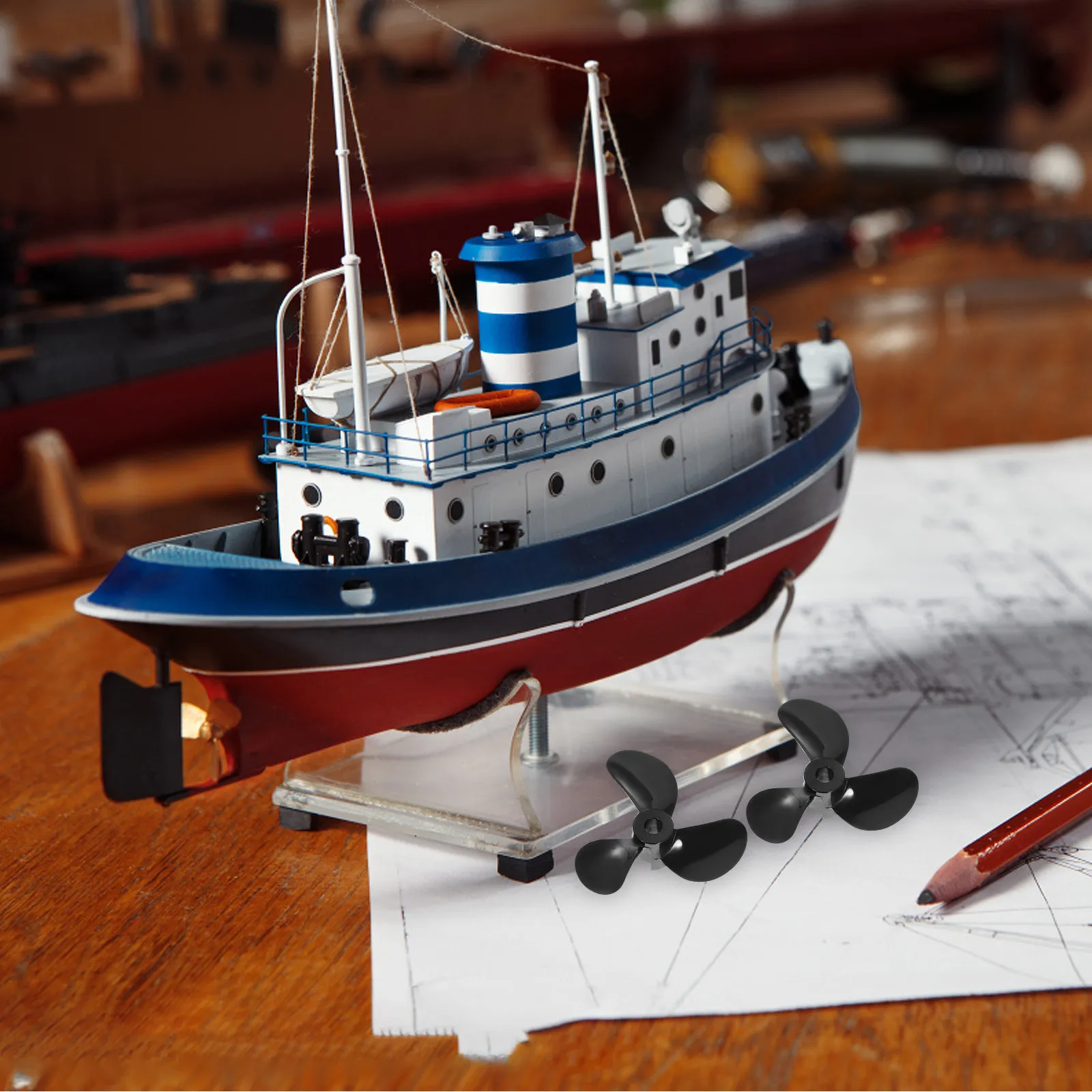 1Pair High-Strength Boat Propeller Plastic 3-Blade Clockwise Counterclockwise Rc Boat Parts Remote Control Ship Accessories
1Pair High-Strength Boat Propeller Plastic 3-Blade Clockwise Counterclockwise Rc Boat Parts Remote Control Ship Accessories