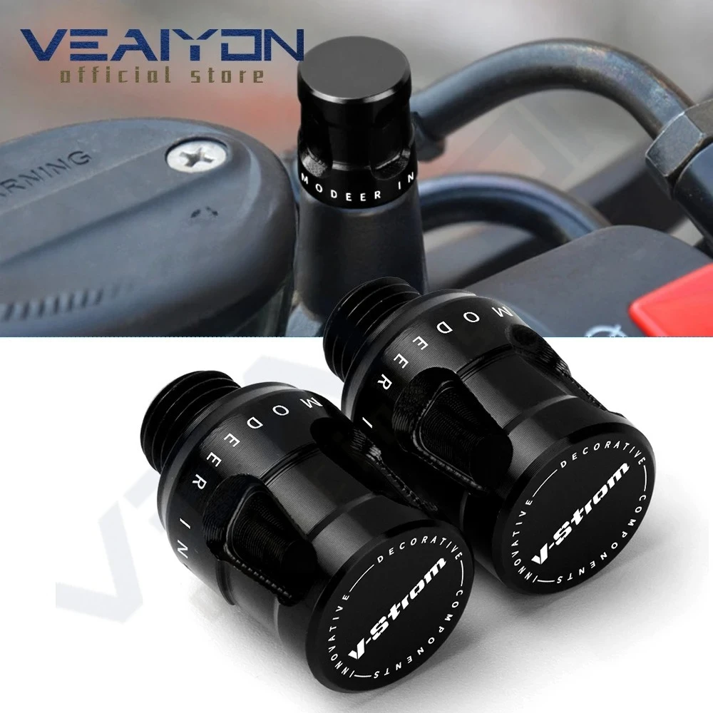 For VSTROM V-STROM Vstrom 650 1050 -2023 2024 Motorcycle Accessories CNC Aluminum Mirror Hole Plugs Screws Bolt M10*1.25
For VSTROM V-STROM Vstrom 650 1050 -2023 2024 Motorcycle Accessories CNC Aluminum Mirror Hole Plugs Screws Bolt M10*1.25