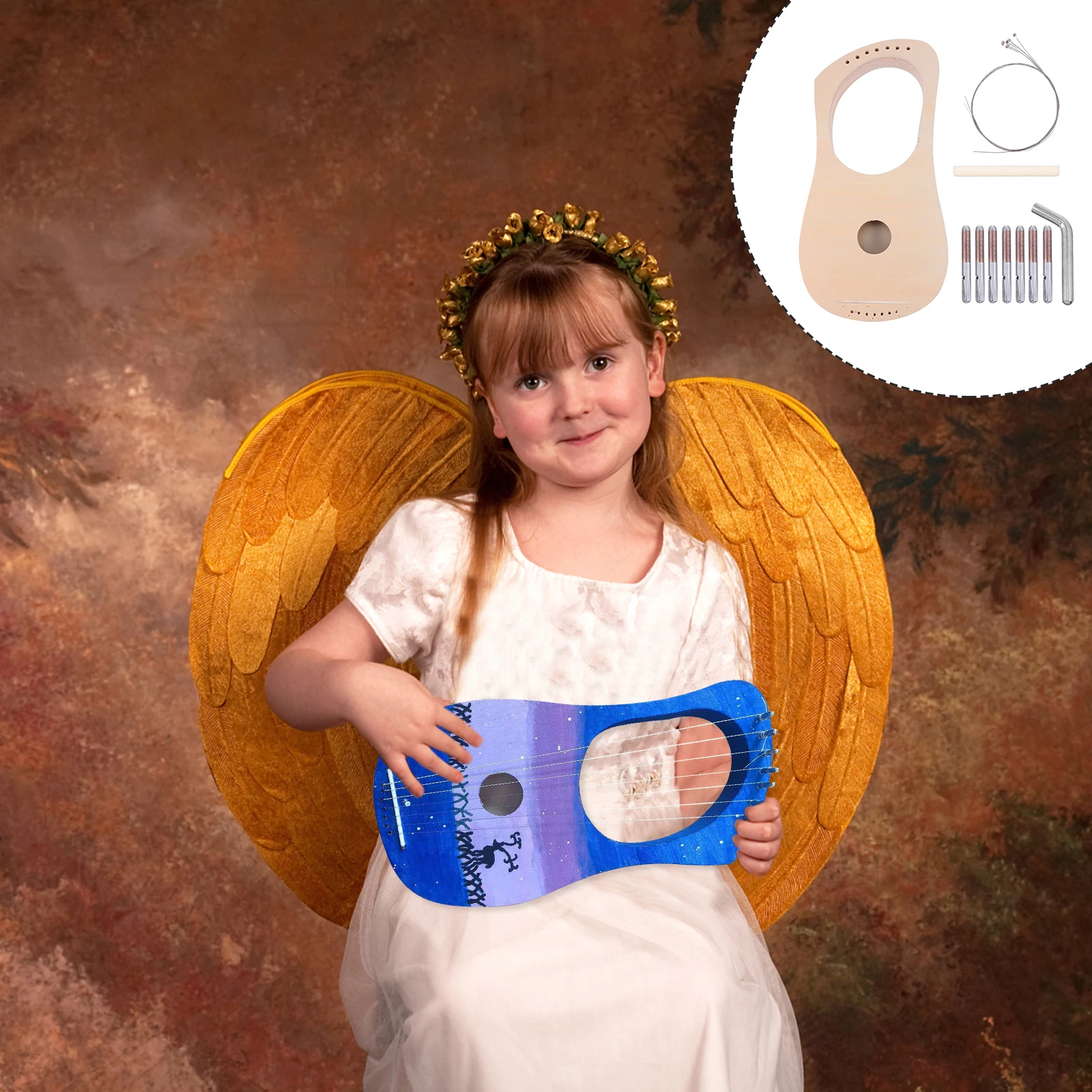 Wooden Harp Material Bag Diy Lyre Musical Instrument Kit Supvox Kids Instruments Toy Fir
Wooden Harp Material Bag Diy Lyre Musical Instrument Kit Supvox Kids Instruments Toy Fir