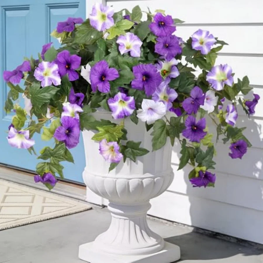 Artificial Fake Flowers Plants for Outdoor Decoration, Faux Petunias Silk Flower UV Resistant No Fade for Home Outside Garden B
Artificial Fake Flowers Plants for Outdoor Decoration, Faux Petunias Silk Flower UV Resistant No Fade for Home Outside Garden B