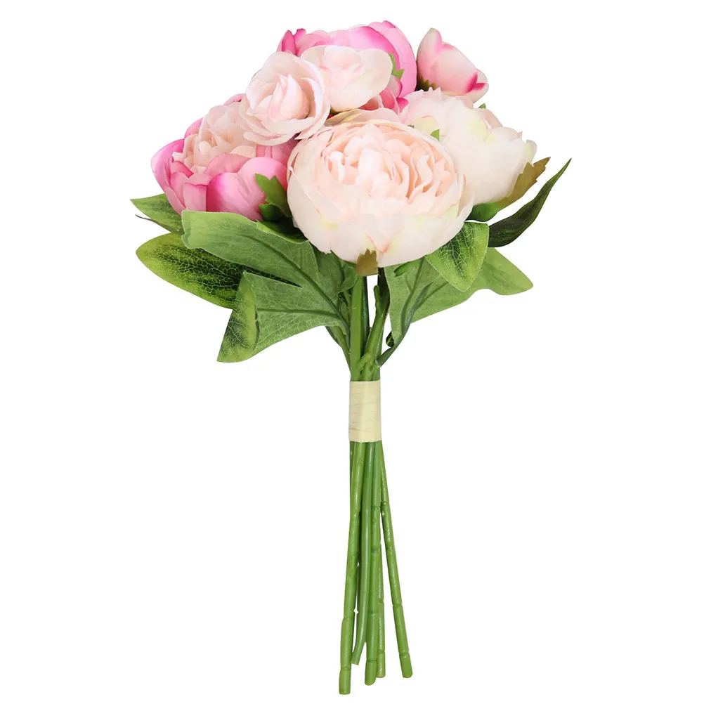 1Pcs Simulation Peony Bouquet Lifelike Bridal Wedding Party Romantic Flower Photo Prop Artificial Flower Decoration
1Pcs Simulation Peony Bouquet Lifelike Bridal Wedding Party Romantic Flower Photo Prop Artificial Flower Decoration