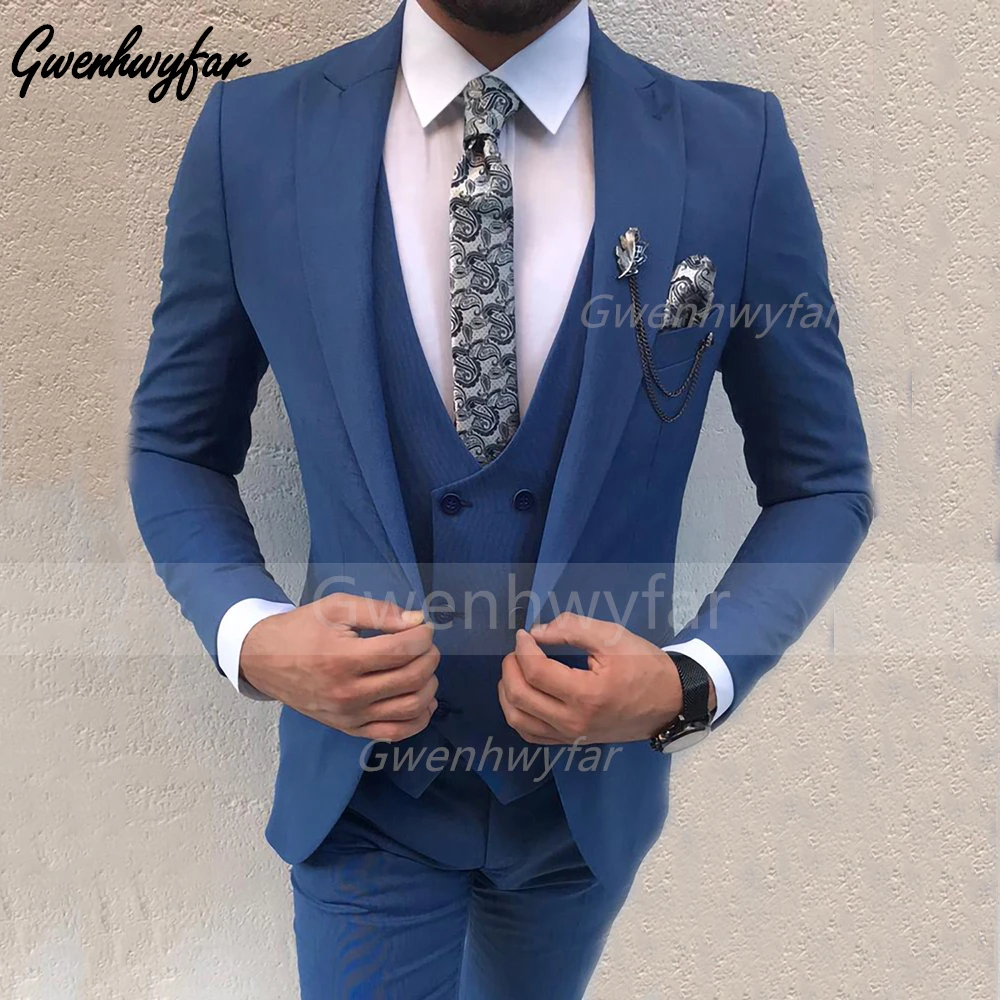 Gwenhwyfar 3 Piece Slim Fit Classic Men's Suits Vintage Wedding Groom Tuxedo Formal Business Costume Homme (Jacket+Vest+Pants)
Gwenhwyfar 3 Piece Slim Fit Classic Men's Suits Vintage Wedding Groom Tuxedo Formal Business Costume Homme (Jacket+Vest+Pants)