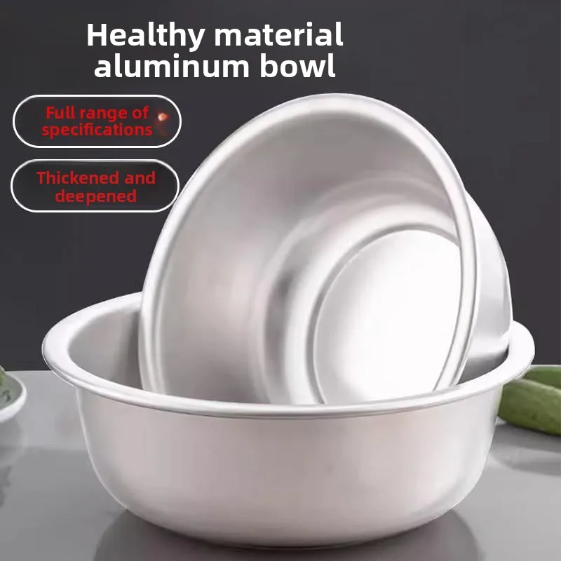 Large Aluminum Basin Thickened Aluminum Alloy Flat Bottom Laundry Basin Traditional Style Home Use Aluminum Cake Basin
Large Aluminum Basin Thickened Aluminum Alloy Flat Bottom Laundry Basin Traditional Style Home Use Aluminum Cake Basin