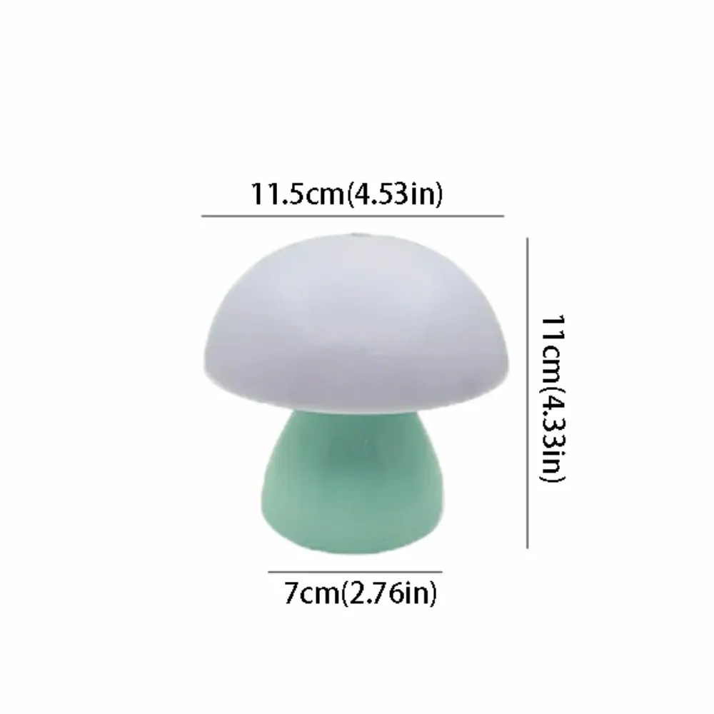 Warm White Lights Mushroom LED Table Lamp Dimmable Function USB Charging Port Touch Dimming Lamp Touch Control LED Technology
Warm White Lights Mushroom LED Table Lamp Dimmable Function USB Charging Port Touch Dimming Lamp Touch Control LED Technology