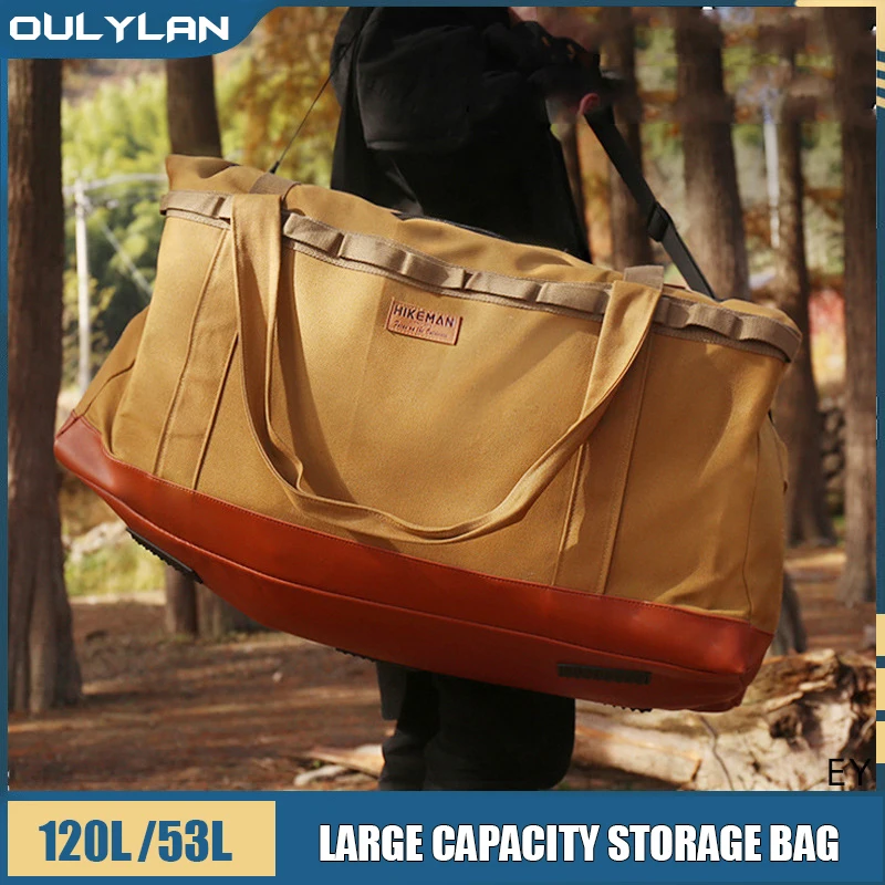 53L/120L Super Capacity Outdoor Camping Bag Men Camp Equipment Storage Backpack Handbag Tent Accessories Picnic Shoulder Bag
53L/120L Super Capacity Outdoor Camping Bag Men Camp Equipment Storage Backpack Handbag Tent Accessories Picnic Shoulder Bag
