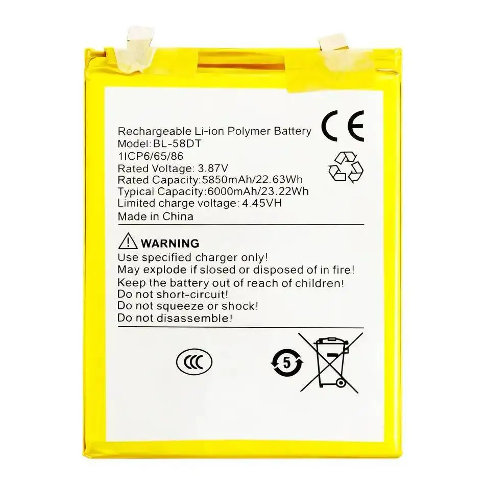 Mobile Phone Battery Stable BL-58BT BL-58DT BL-68AT 6000-7000Mah For Tecno LC7 6 Pova LD7 2 4 Pro
Mobile Phone Battery Stable BL-58BT BL-58DT BL-68AT 6000-7000Mah For Tecno LC7 6 Pova LD7 2 4 Pro