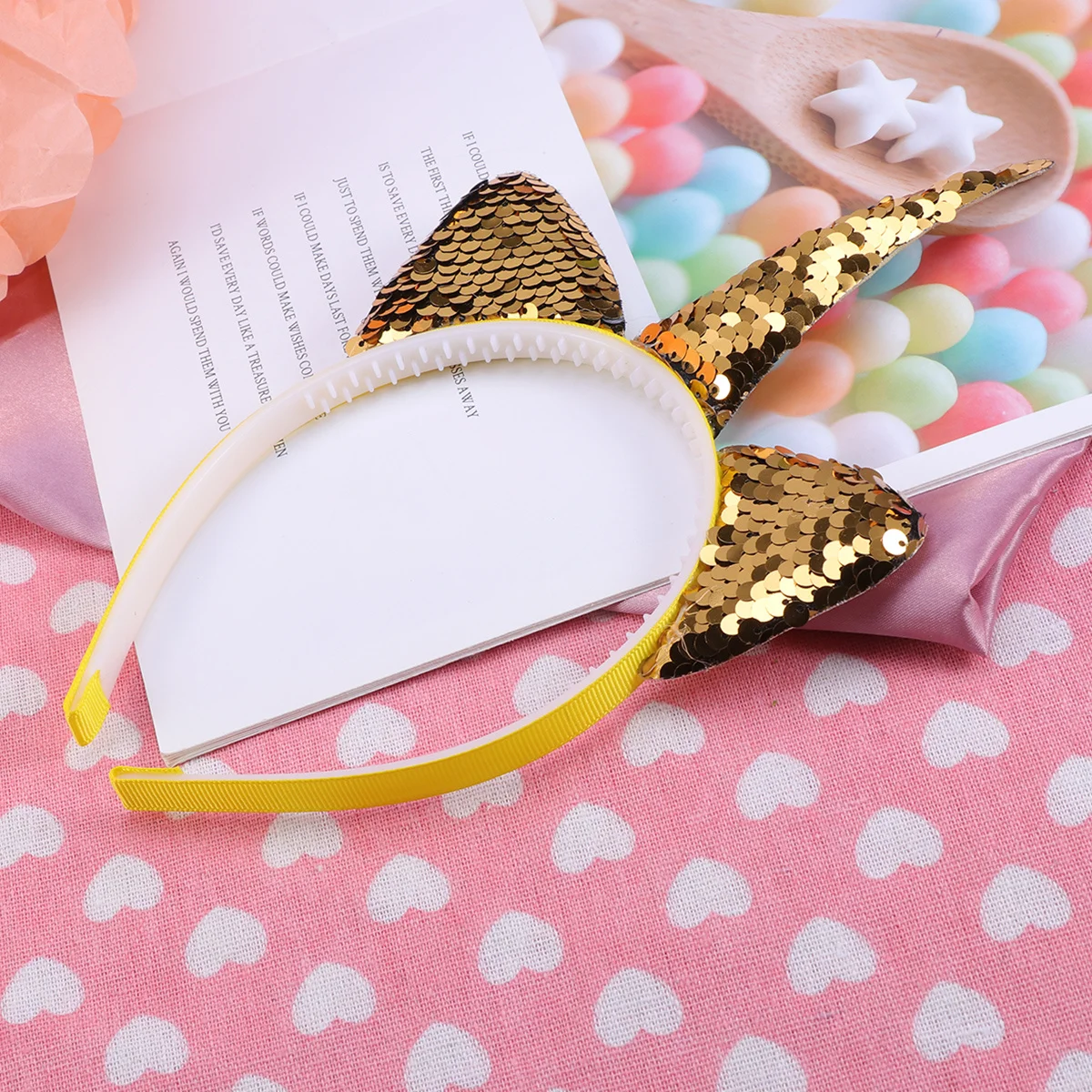 Unicorn Headband Yellow Paillette Shining Hair Hoop Hair Decoration for Kids Party Headband,hair Band Paillette Headband
Unicorn Headband Yellow Paillette Shining Hair Hoop Hair Decoration for Kids Party Headband,hair Band Paillette Headband