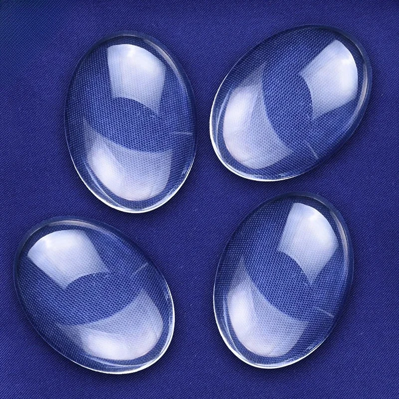 50pcs 25x35mm Clear Oval Glass Dome Cabochon Glass Tile Flatback Crystal Magnifying Cameo Base Cover fit Cameo Cabochon Setting
50pcs 25x35mm Clear Oval Glass Dome Cabochon Glass Tile Flatback Crystal Magnifying Cameo Base Cover fit Cameo Cabochon Setting