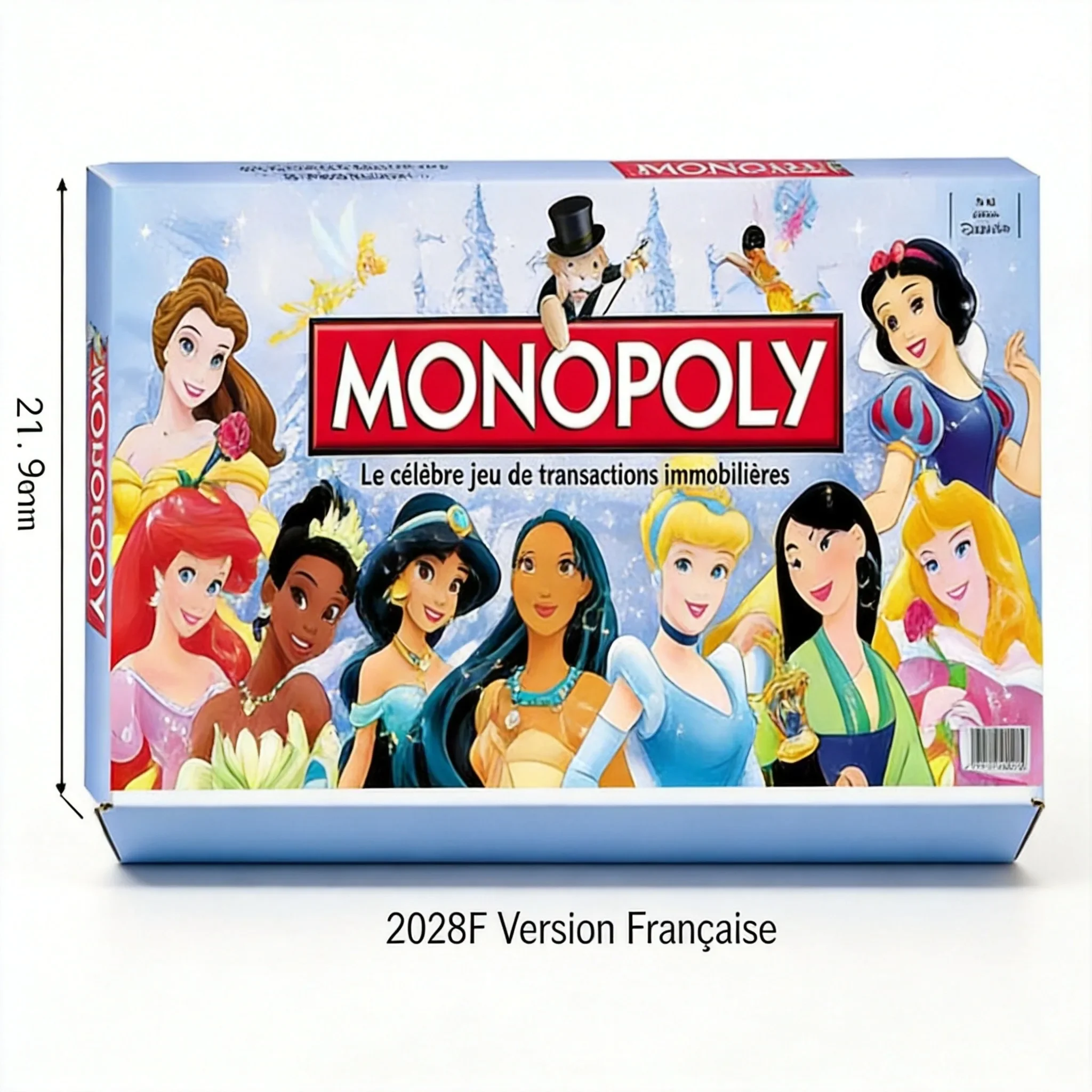 "MONOPOLY Princesses Disney Exclusive Exquisite Artwork for Board Game Enthusiasts, Party Entertainment - Version Française"
"MONOPOLY Princesses Disney Exclusive Exquisite Artwork for Board Game Enthusiasts, Party Entertainment - Version Française"