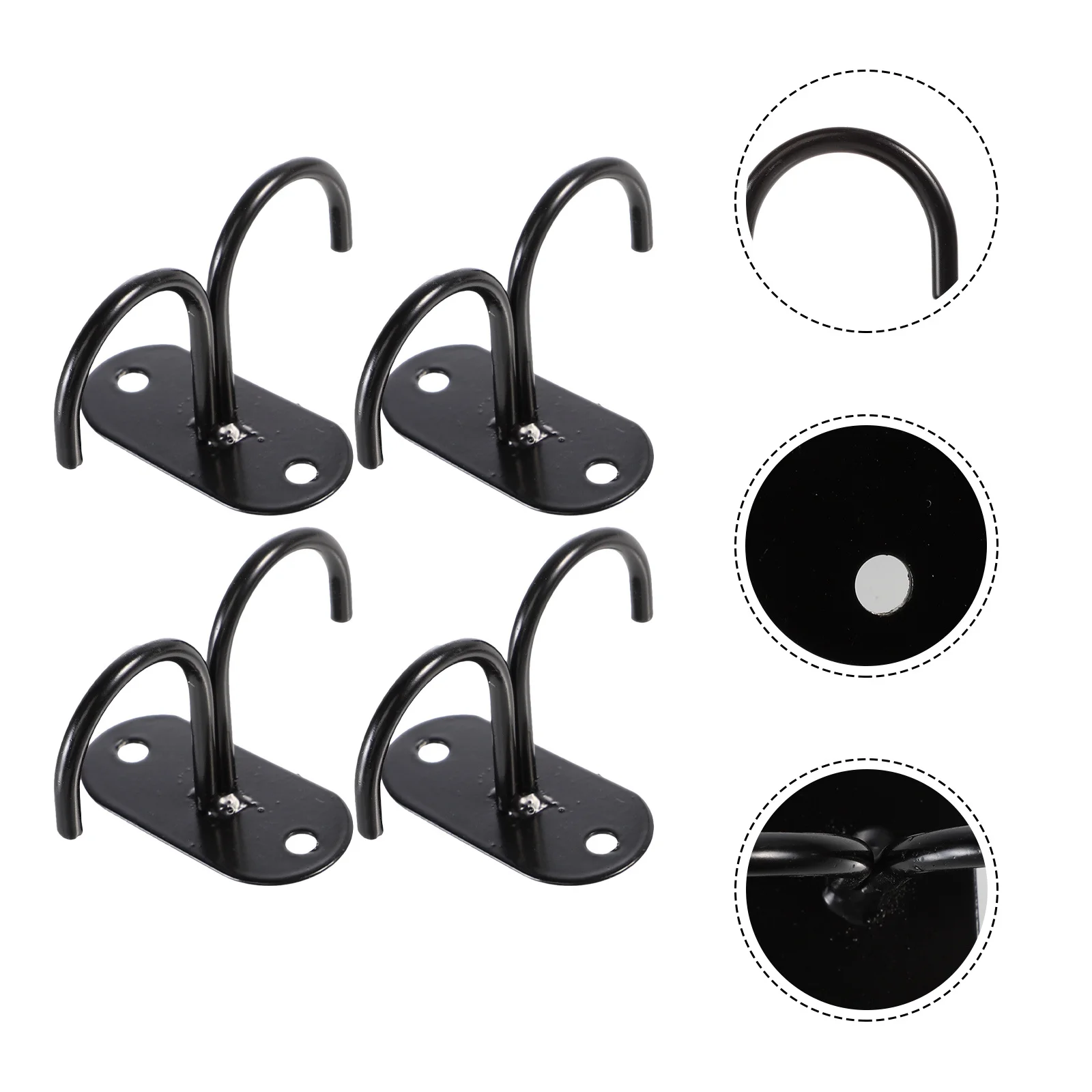 4Pcs Kitchen Mug Racks Black Easy Install Storage Holders Home Decor Exquisite Design Advanced Painting Technology
4Pcs Kitchen Mug Racks Black Easy Install Storage Holders Home Decor Exquisite Design Advanced Painting Technology