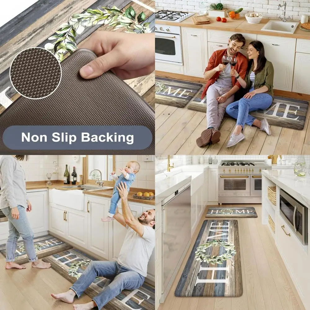 Кухонные коврики против усталости, набор удобных ковриков из пены с эффектом памяти, нескользящие ковры для фермерского дома из 2 предметов, синие, 20x47 и 20x32
Кухонные коврики против усталости, набор удобных ковриков из пены с эффектом памяти, нескользящие ковры для фермерского дома из 2 предметов, синие, 20x47 и 20x32