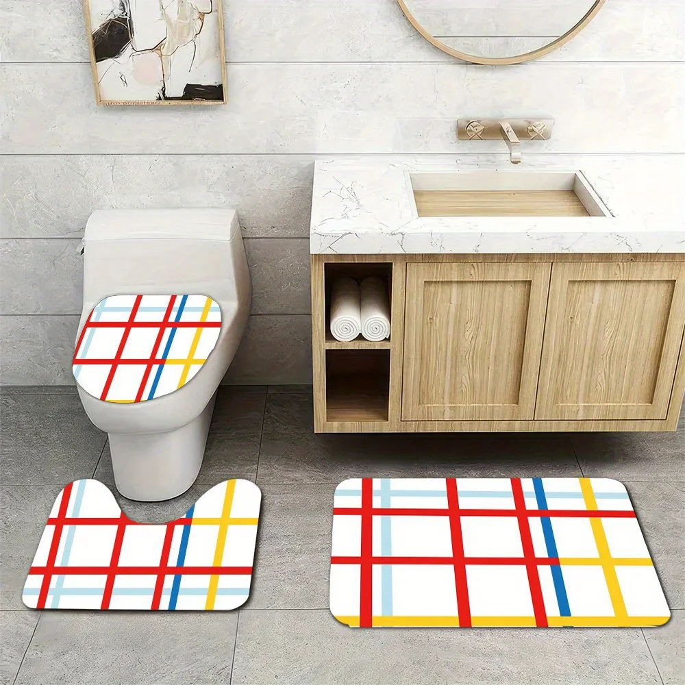 Набор из 3 супермягких ковриков для ванной комнаты, большой простой масляно-желтый оконный горшок, бирюзовый, жирный, красный, белый, гладкий дизайн, без
Набор из 3 супермягких ковриков для ванной комнаты, большой простой масляно-желтый оконный горшок, бирюзовый, жирный, красный, белый, гладкий дизайн, без