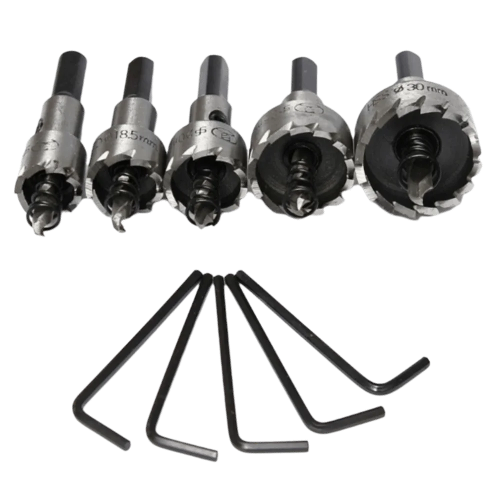 5pcs Durable Stainless Steel Stainless Steel Cutter High Speed Stee 16-30mm Size Hole Saw Cutter HSS Hole Saw Wood Working
5pcs Durable Stainless Steel Stainless Steel Cutter High Speed Stee 16-30mm Size Hole Saw Cutter HSS Hole Saw Wood Working