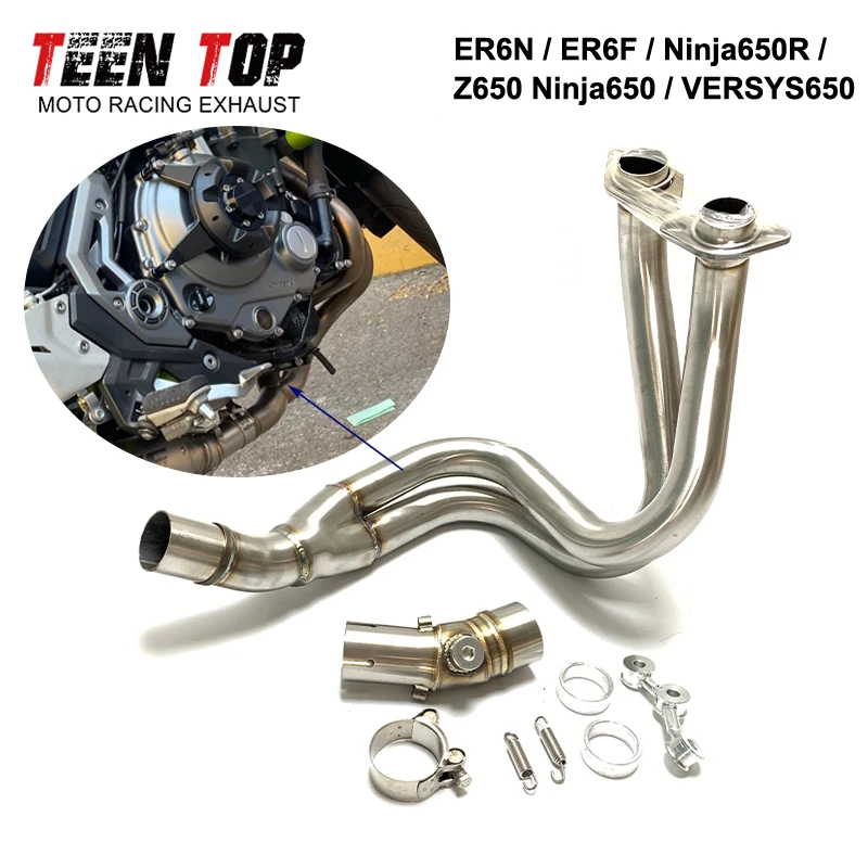 Motorcycle Exhaust Muffler For Kawasaki ER6N ER6F Ninja650R Z650 Ninja650 VERSYS650 Motobike Muffler ER6N Exhaust Pipe 2012-2016
Motorcycle Exhaust Muffler For Kawasaki ER6N ER6F Ninja650R Z650 Ninja650 VERSYS650 Motobike Muffler ER6N Exhaust Pipe 2012-2016