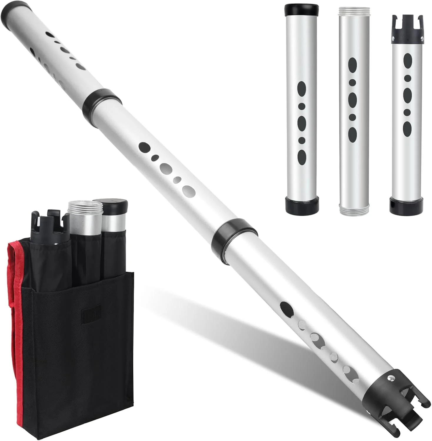 Golf Ball Retriever with Storage Bag, Detachable Golf Ball Picker Upper Tube, Aluminum Alloy Golf Ball Collector, 40 Inch Golf B
Golf Ball Retriever with Storage Bag, Detachable Golf Ball Picker Upper Tube, Aluminum Alloy Golf Ball Collector, 40 Inch Golf B
