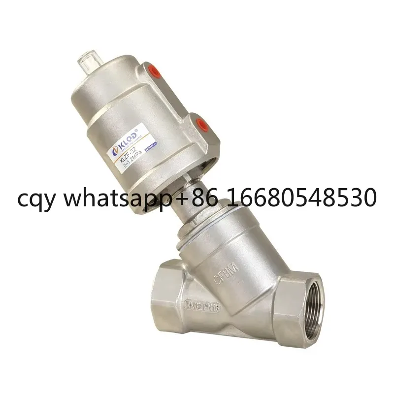 Нержавеющая сталь 304/316/316L DN25 1-дюймовая резьба двойного действия, пневматический угловой седло клапана, винтовая кнопка
Нержавеющая сталь 304/316/316L DN25 1-дюймовая резьба двойного действия, пневматический угловой седло клапана, винтовая кнопка