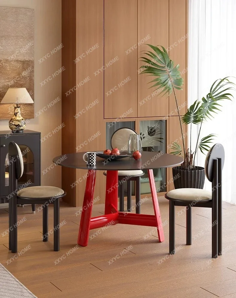 XX minimalist round rock slab dining table and chair combination small apartment home modern simple living room negotiation
XX minimalist round rock slab dining table and chair combination small apartment home modern simple living room negotiation