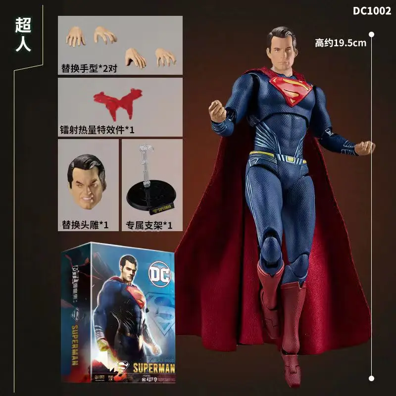 20cm Anime Marvel Avengers Action Figures Justice League Series Figurines Joint Movable Model Superman Doll Kids Toys Fans Gifts
20cm Anime Marvel Avengers Action Figures Justice League Series Figurines Joint Movable Model Superman Doll Kids Toys Fans Gifts