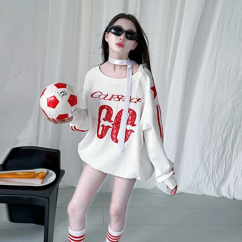 1 шт., американская коллекция 2025 года для девочек, зима-осень, свободная толстовка со звездами и капюшоном, футболка, детская одежда для подростков 4, 8, 9, 10, 11, 12 лет
1 шт., американская коллекция 2025 года для девочек, зима-осень, свободная толстовка со звездами и капюшоном, футболка, детская одежда для подростков 4, 8, 9, 10, 11, 12 лет