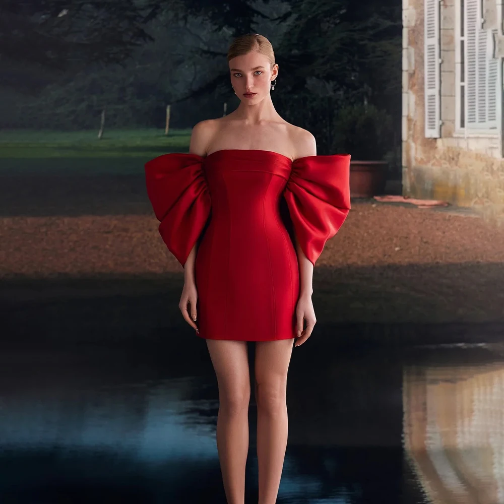 Burgundy Short Satin Homecoming Dress Off Shoulder Mini Prom Dresses Simple Bodycon Cocktail Burgundy فساتين للمناسبات الخاصة 
Burgundy Short Satin Homecoming Dress Off Shoulder Mini Prom Dresses Simple Bodycon Cocktail Burgundy فساتين للمناسبات الخاصة