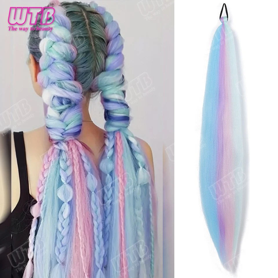 Colored Ponytail Synthetic Wig Elastic Band Style Ponytail Wig Can Be Styled Freely Suitable for Everyday Wear by Women and Girl
Colored Ponytail Synthetic Wig Elastic Band Style Ponytail Wig Can Be Styled Freely Suitable for Everyday Wear by Women and Girl